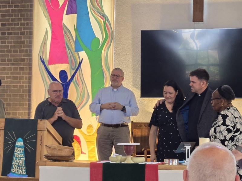 Adam's last service before leaving for Germany