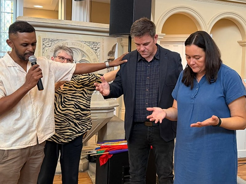 Ruth's final service before leaving for Germany